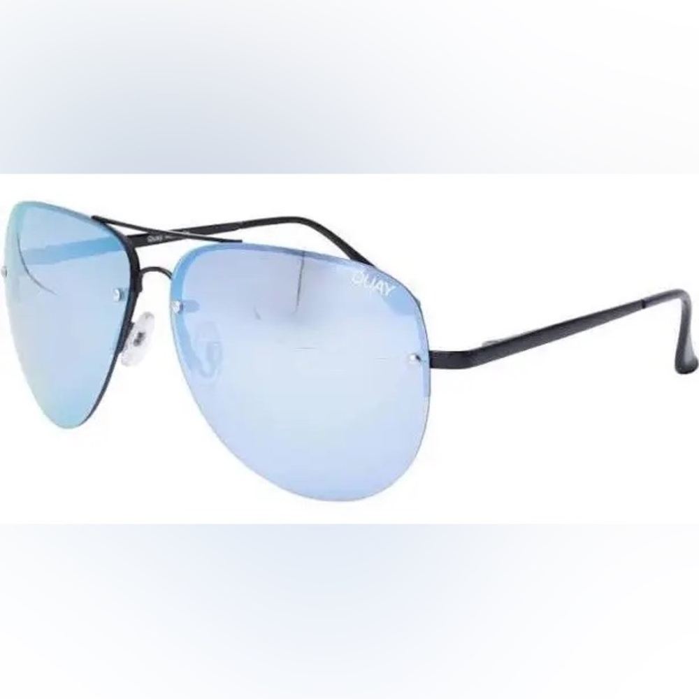 Quay Australia Muse Black and Purple Mirrored Sunglasses - Picture 2 of 10